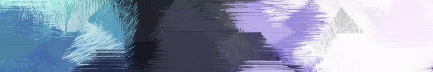 wide landscape graphic with modern brush strokes background with lavender, dark slate gray and medium purple