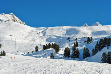 Hochgurgl Otztal ski resort in the Western Tyrol Austrian Alps Austria