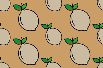 Radish on a brown background. Seamless texture wrapping paper