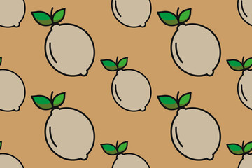 Radish on a brown background. Seamless texture wrapping paper