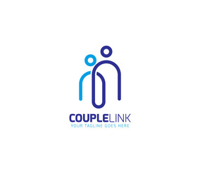 Couple link logo	
