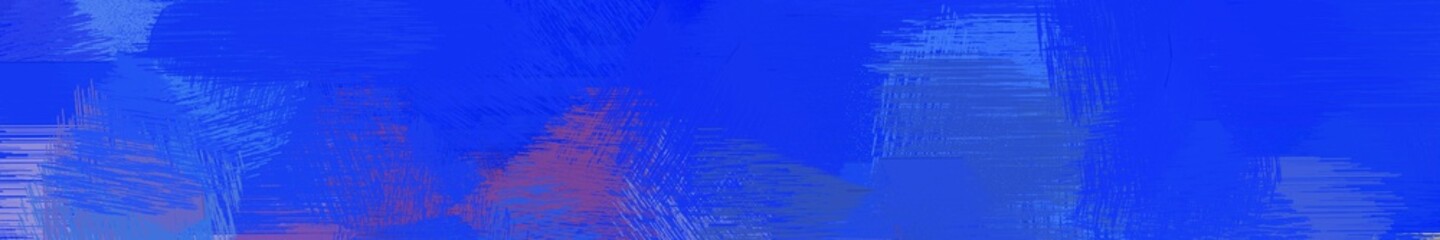 wide landscape graphic with modern brush strokes background with royal blue, slate blue and medium purple. can be used for wallpaper, cards, poster or banner