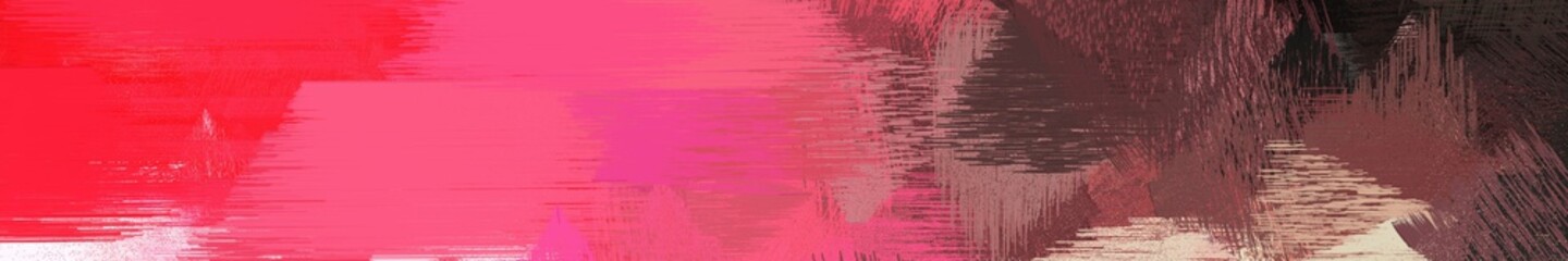 wide landscape graphic with abstract brush strokes background decoration with indian red, old mauve and pastel red. can be used for wallpaper, cards, poster or banner