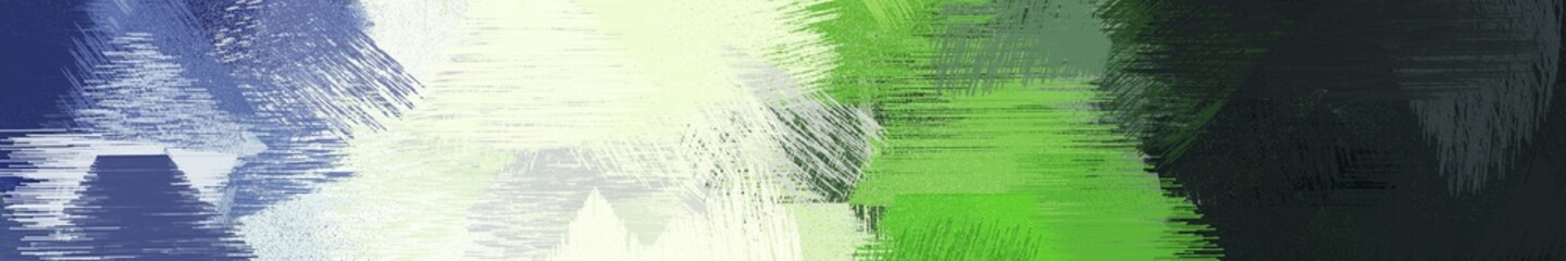 wide landscape graphic with colorful brush strokes background with beige, very dark blue and moderate green. can be used for background, canvas or poster