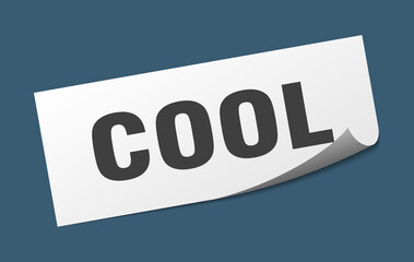 cool sticker. cool square isolated sign. cool label