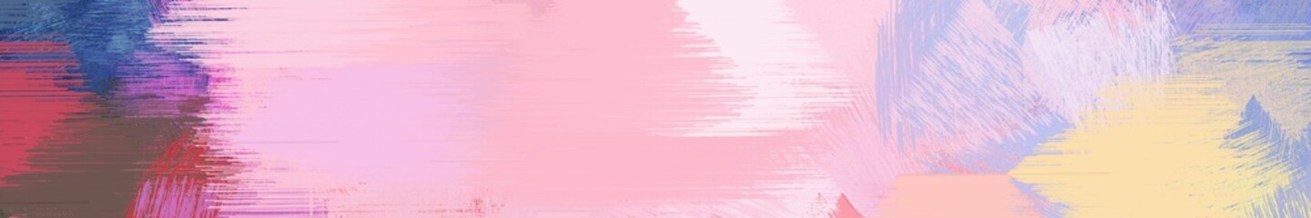 wide landscape graphic with abstract brush strokes background with pastel pink, dim gray and moderate red. can be used for wallpaper, cards, poster or banner
