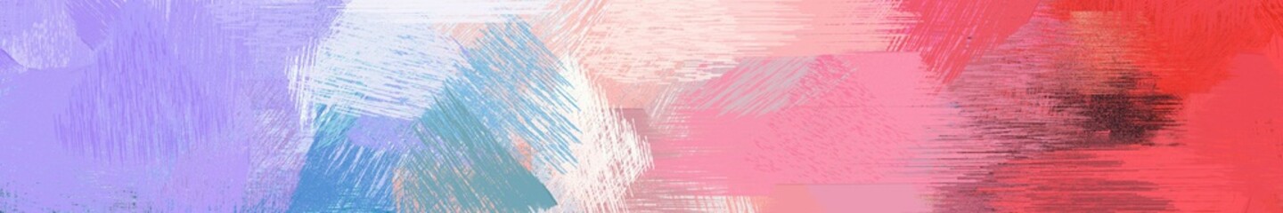 Obraz premium wide landscape graphic with creative brush strokes background with pastel violet, moderate red and indian red. can be used for wallpaper, cards, poster or banner