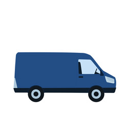 Minivan. Auto, bus. flat, vector illustration. transport © LiluArt