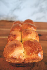Looking Across the Fresh Brioche