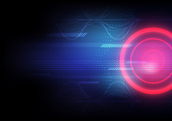 circle energy abstract background