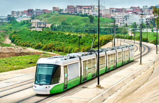 City tram in Constantine, Algeria