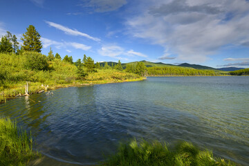 Snafu Lake near Johnson's Crossing in Yukon Territory, Canada