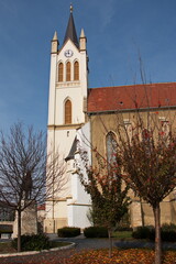 Obraz premium Our Lady of Hungary Church in Keszthely in Hungary,Europe 