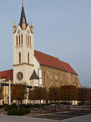 Fototapeta na wymiar Our Lady of Hungary Church in Keszthely in Hungary,Europe 