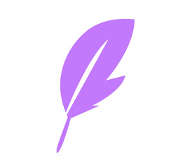  羽　ペン　(紫)