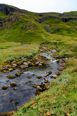 Klifbrekkufossar in Mjoifjordur, Iceland