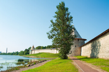 Kremlin Tower of Pskov city