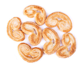 Group of puff pastry cookies
