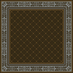 Obraz premium Decorative ornate retro design frame