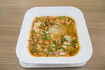 Thai noodle soup,Tom Yum , Thai Food
