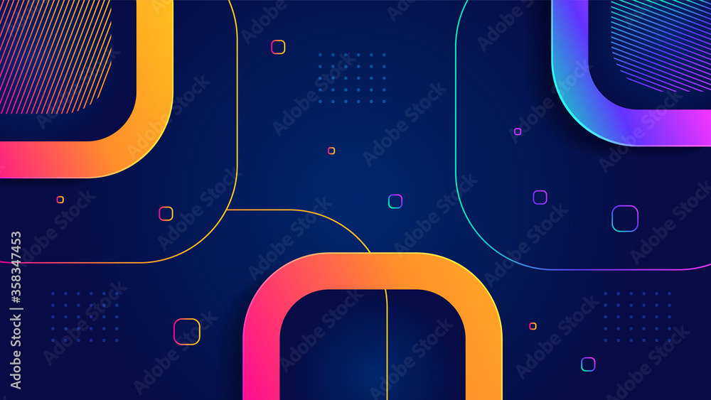 Poster modern abstract fluid background. color gradient background design. cool background design for poste