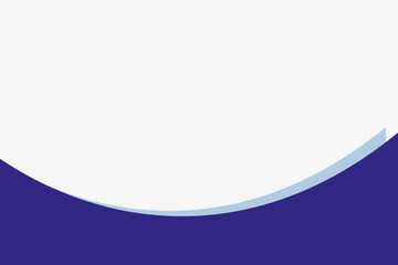 Background with a blue wave in a flat style.