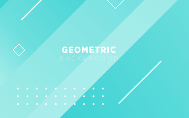 modern green gradient abstract geometric background banner design.