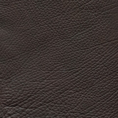 Fototapeta premium Brown leather texture closeup background.