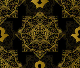 Luxury mandalas decorative pattern