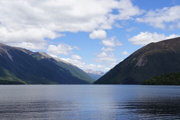 Fototapeta na wymiar Lake Rotoiti - Nelson Lakes NP - South Island NZ