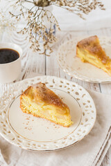 Simple russian cake with apples