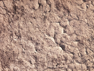 The ground has cracks in the top view for the background