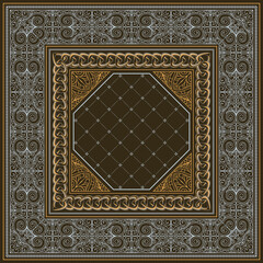 Obraz premium Decorative ornate retro design frame