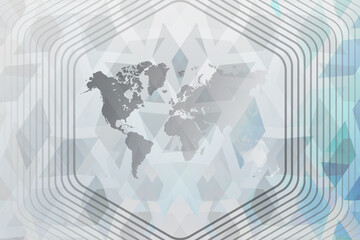 Obraz premium abstract, blue, design, light, digital, pattern, texture, wallpaper, technology, graphic, illustration, backdrop, art, business, white, lines, futuristic, square, concept, backgrounds, color, line