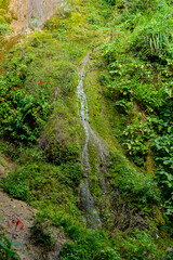 El Nicho, a waterfall in Topes de Collantes, a nature reserve park in the Escambray Mountains range in Cuba.