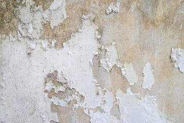 Texture of old gray concrete wall for background