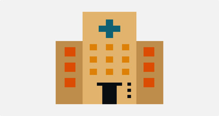 Hospital Building Nursing Healthcare Medical icon