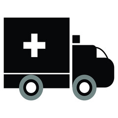 Ambulance icon graphic design
