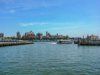 New York city panorama united states