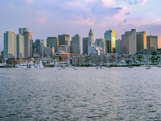 Obraz premium panorama of the city of boston united states