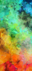 Fototapeta na wymiar Colorful Abstract Painting