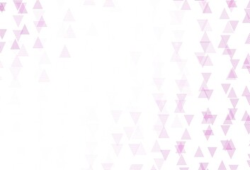 Light Pink vector background with polygonal style.