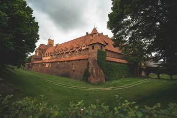 Fototapeta na wymiar Castle in Malbork. A pearl of history in Poland
