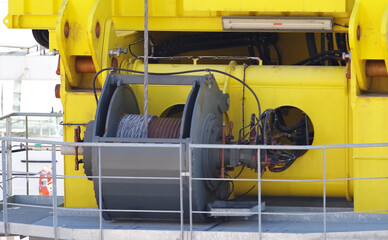 Steel wire rope sling drum for crane