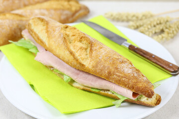 sandwich au jambon