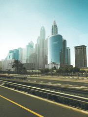 Naklejka na ściany i meble Dubai sky