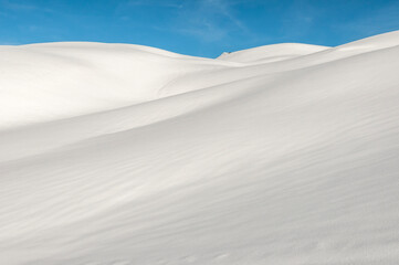 The white desert above Engelberg.