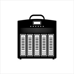 Raid Data Storage Icon, Redundant Array Of Independent Disks