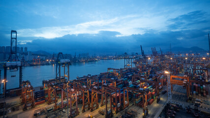 Sea Port In Hong Kong