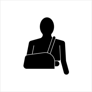 recommend clip art: Arm Sling Icon, Movement Limiting Device Of Shoulder Elbow
